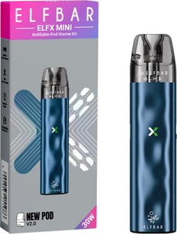 ELFBAR ELFX MINI Pod Kit mit Leerpod  (2ml) 0.8 Ohm ocean