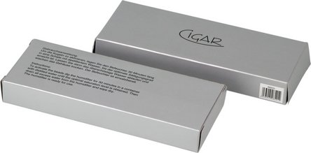 Polymerbefeuchter Cigar eckig transparent f&uuml;r ca.50-100Zig