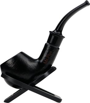 Pfeife Mr.Pipe Bubinga Holz schwarz matt 9mm Bohrg.Kst.-MS