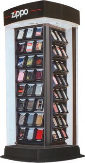 ZIPPO Vitrine f.96 Fzg. LED + Motor innen schwarz 60001656