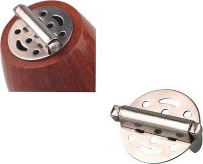 Pfeifendeckel mit Feder 25mm