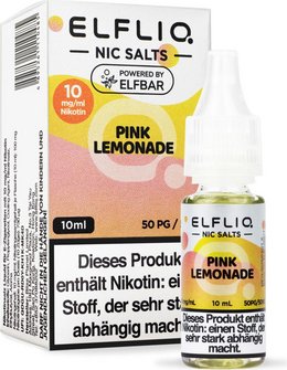 ELFBAR ELFLIQ Pink Lemonade 10mg/ml Nic Salt 10ml