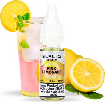 ELFBAR ELFLIQ Pink Lemonade 10mg/ml Nic Salt 10ml