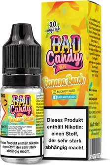 BAD CANDY Liquid NicSalz Banana Beach 20mg/ml 10ml