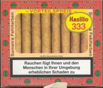 Hasillo No.333 Sumatra 50 Stk. &agrave; &euro; 0,496