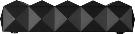 COLIBRI Zigarrenascher Aluminium Quasar schwarz 6 Ablagen