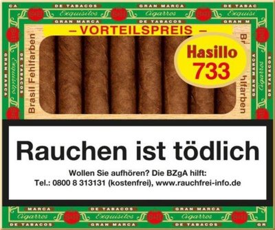 Hasillo No.733 Brasil 50 Stk. &agrave; &euro; 0,516