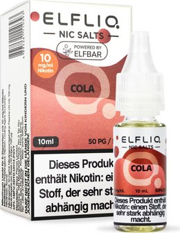 ELFBAR ELFLIQ Cola 10mg/ml Nic Salt 10ml