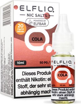 ELFBAR ELFLIQ Cola 20mg/ml Nic Salt 10ml