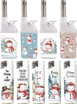 WF Piezo-Feuerzeug Snowman Steller, Inhalt: