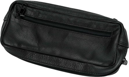 Pfeifentasche Leder schwarz 20cm / 1er