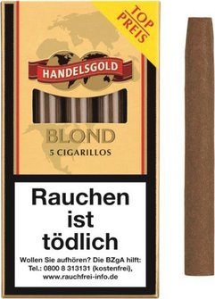 Handelsgold Cigarillos Blond 5 Stk. &agrave; &euro; 0,38