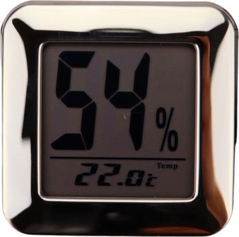 Digital Hygrometer chrom