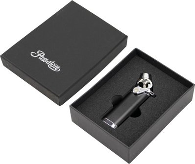 PASSATORE Jet Feuerzeug Rocket schwarz/chrom