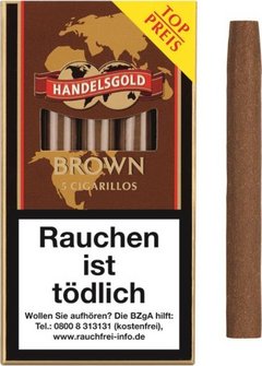 Handelsgold Cigarillos Brown 5 Stk. &agrave; &euro; 0,36