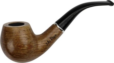 Pfeife Mr.Pipe natur matt, Rg.9mm Bohrg.KS-Mundst&uuml;ck