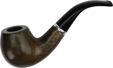 Pfeife Mr.Pipe Ebenholz braun matt, Rg.9mm Bohrg.KS-MS