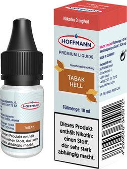 HOFFMANN Liquid Tabak 3mg/ml Nikotin 10ml