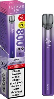 ELFBAR E-Shisha 800 Grape Mint 20 mg/ml