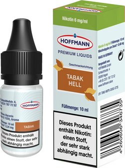 HOFFMANN Liquid Tabak 6mg/ml Nikotin 10ml