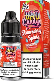 BAD CANDY Liquid NicSalz Strawberry Splash 20mg/ml 10ml