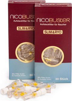Nicobuster cigarette filters 6mm cont. 30 filters