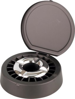 Coney ashtray with insert and lid black matte 13cm