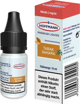 HOFFMANN Liquid Sahara Blend 3mg/ml Nikotin 10ml