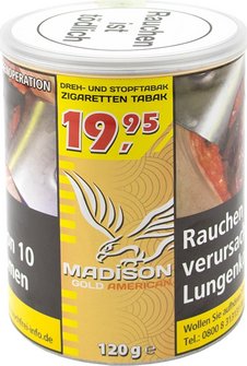 MADISON Feinschnitt Gold American Blend 120g