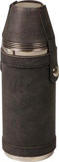 Flachmann Edelst./KL anthraz.Thermoskanne 4 Becher 8oz/240ml