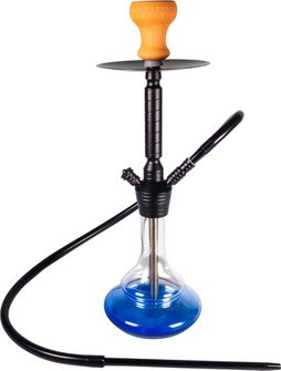 Shisha Zada transparent, Boden blau  1er/53cm