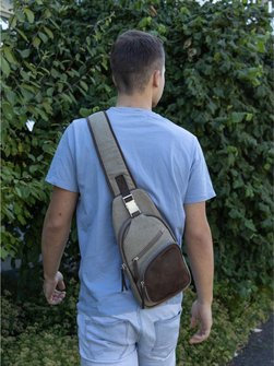PASSATORE Pfeifen-/Zigarren Body Bag Canvas braun/sand