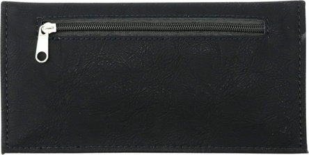 Drehertasche Lederoptik Soft schwarz  18 cm
