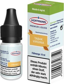 HOFFMANN Liquid Virginia 6mg/ml Nikotin 10ml