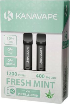 Kanavape CBD-Pods Fresh Mint 2ml 2er