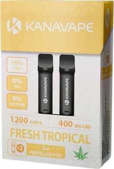 Kanavape CBD-Pods Fresh Tropical 2ml 2er