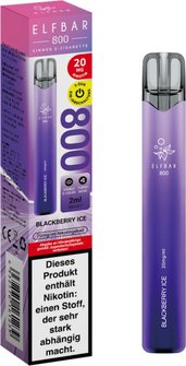 ELFBAR E-Shisha 800 Blackberry Ice 20 mg/ml