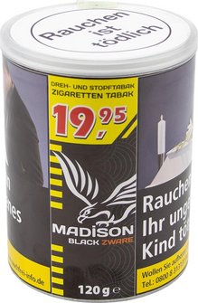 MADISON Feinschnitt Black Zware 120g