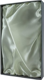 Pfeifenkassette neutral grau/transparenter St&uuml;lpdeckel 12er