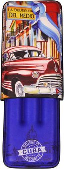 Zigarren Schiebe-Etui Lederoptik Cuba 3er