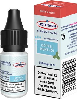HOFFMANN Liquid Doppel Menthol 3mg/ml Nikotin 10ml