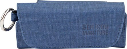 Etui German Couture Kunstleder blau f&uuml;r IQOS ILUMA