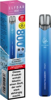 ELFBAR E-Shisha 800 Coconut Blueberry 20 mg/ml