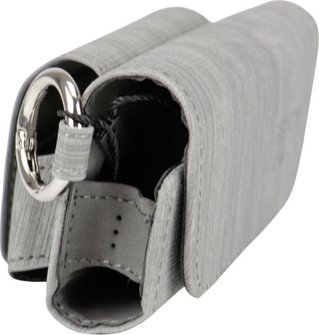 Etui German Couture Kunstleder grau f&uuml;r IQOS ILUMA
