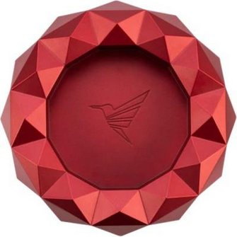 COLIBRI Zigarrenascher Aluminium rund Quasar rot