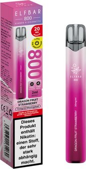 ELFBAR E-Shisha 800 Dragon Fruit Strawberry 20 mg/ml