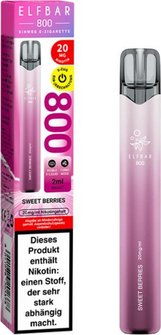 ELFBAR E-Shisha 800 Sweet Berries 20 mg/ml