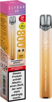 ELFBAR E-Shisha 800 Strawberry Apricot 20 mg/ml