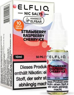 ELFBAR ELFLIQ Strawb. Raspb. Cherry Ice 10mg/ml NicSalt 10ml