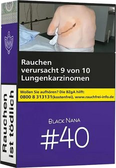 WP-Tabak Nameless Black Nana 25 gr Packung